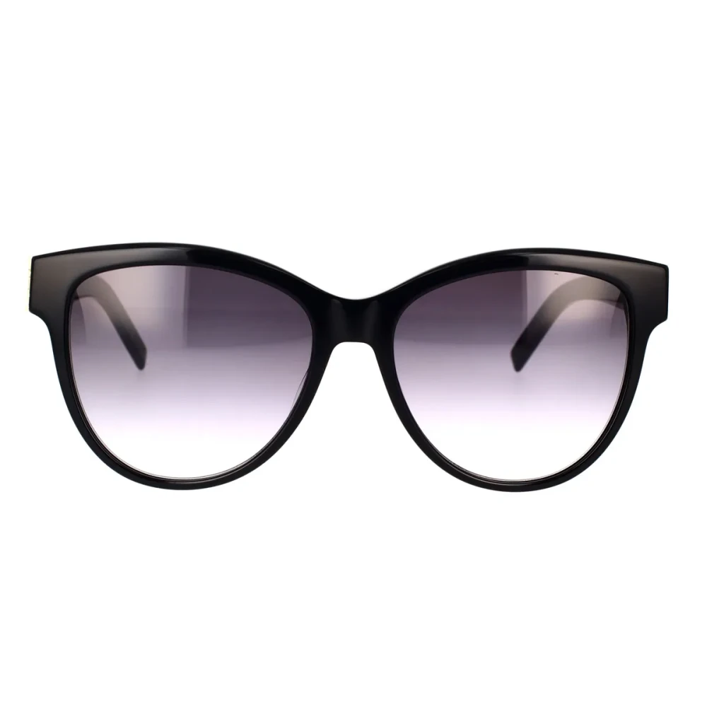 Saint Laurent Women's Black Sunglasses, 55 Mm, Cat-Eye Sunglasses With Ysl Monogram