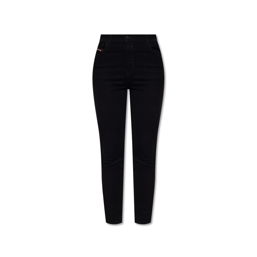 Diesel - 1984 Slandy-High Jeans - Jeans - Mujer - Negro - W23 L32