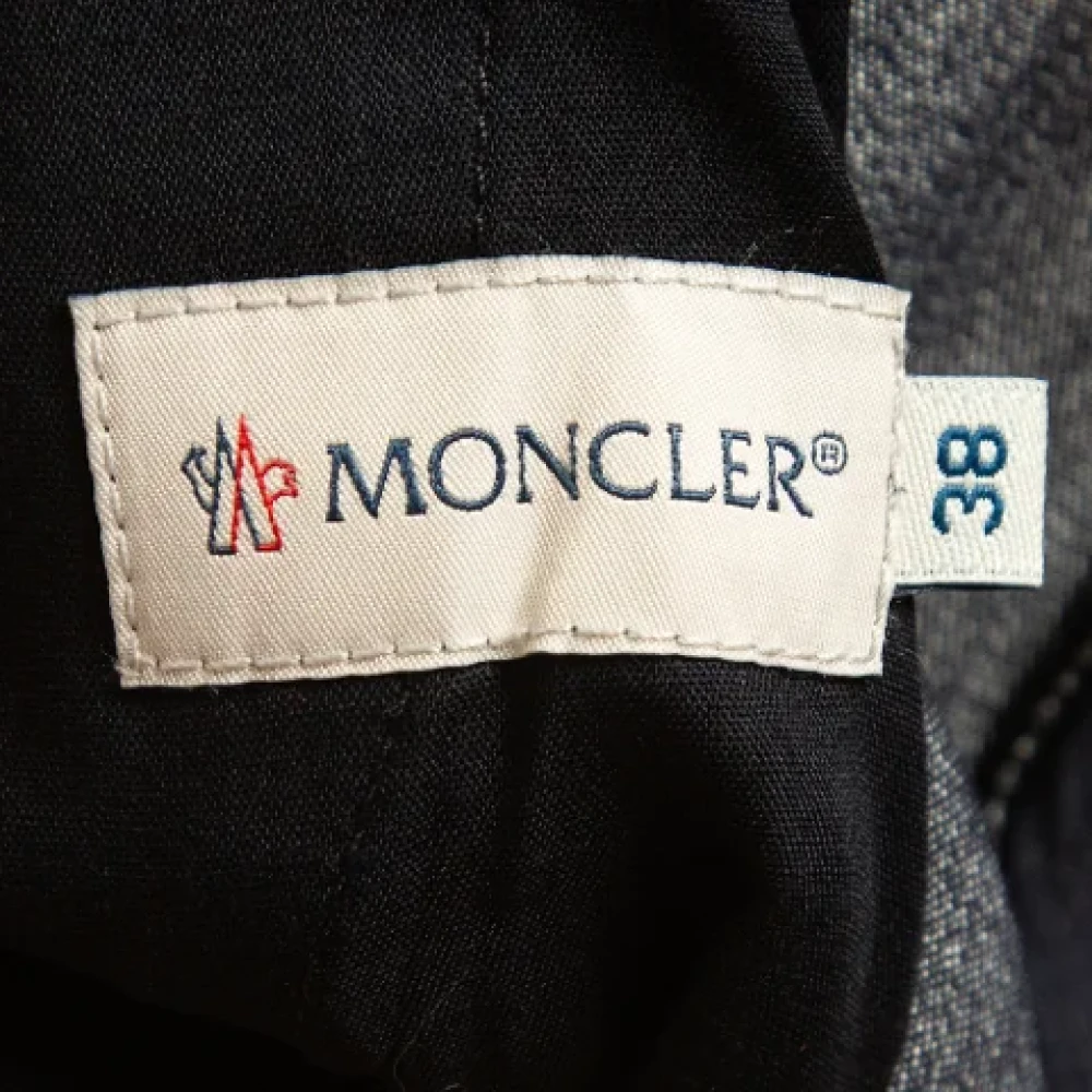 Moncler Pre-owned Denim jeans Blue Dames