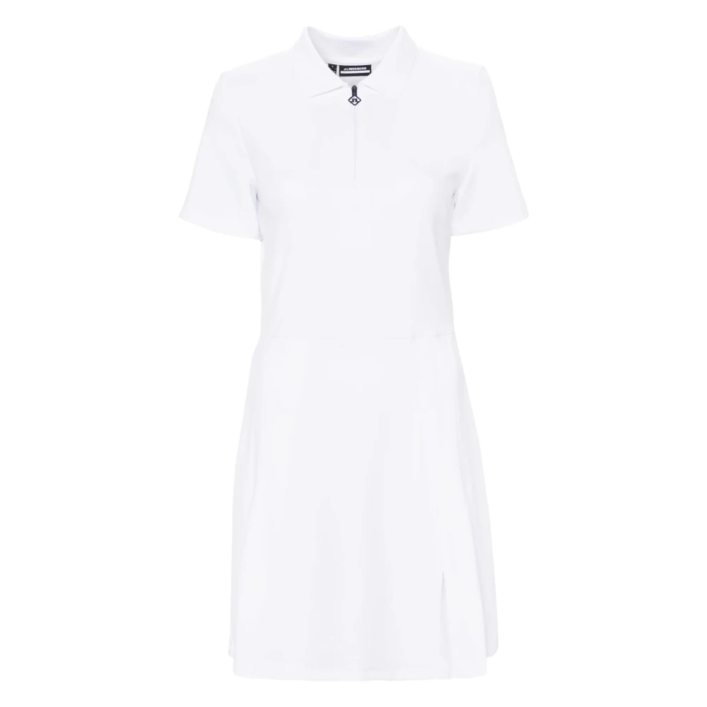 J.LINDEBERG Casual Mini Jurk in Wit White Dames