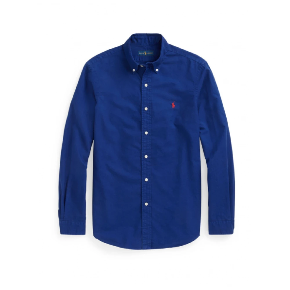 Polo Ralph Lauren Slim Fit Oxford Overhemd Sporting Royal Blue Heren