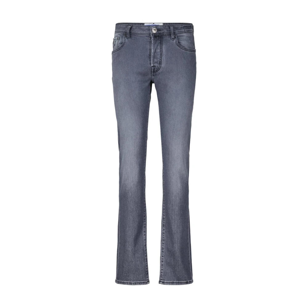 Jacob Cohën Tijdloze Slim Fit Jeans met Accessoires Black Heren