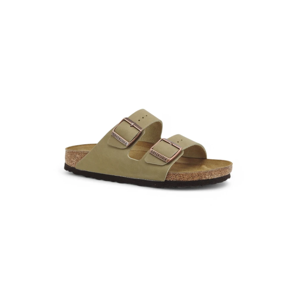 Birkenstock Women's Green Arizona Narrow Fit - Sliders - 6 Uk - Shoes