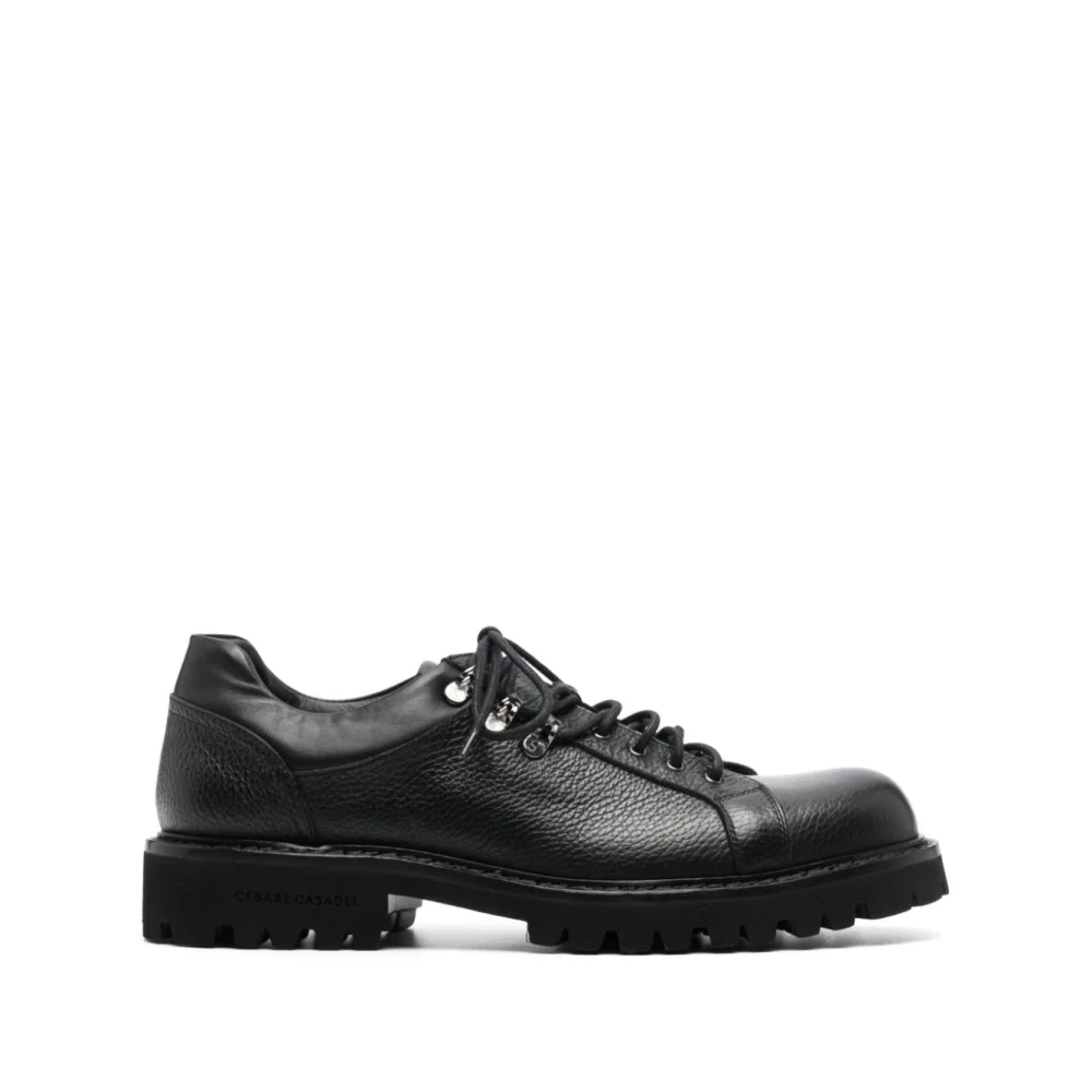 Casadei Blauwe Leren Trainers Sneakers Heren Schoenen