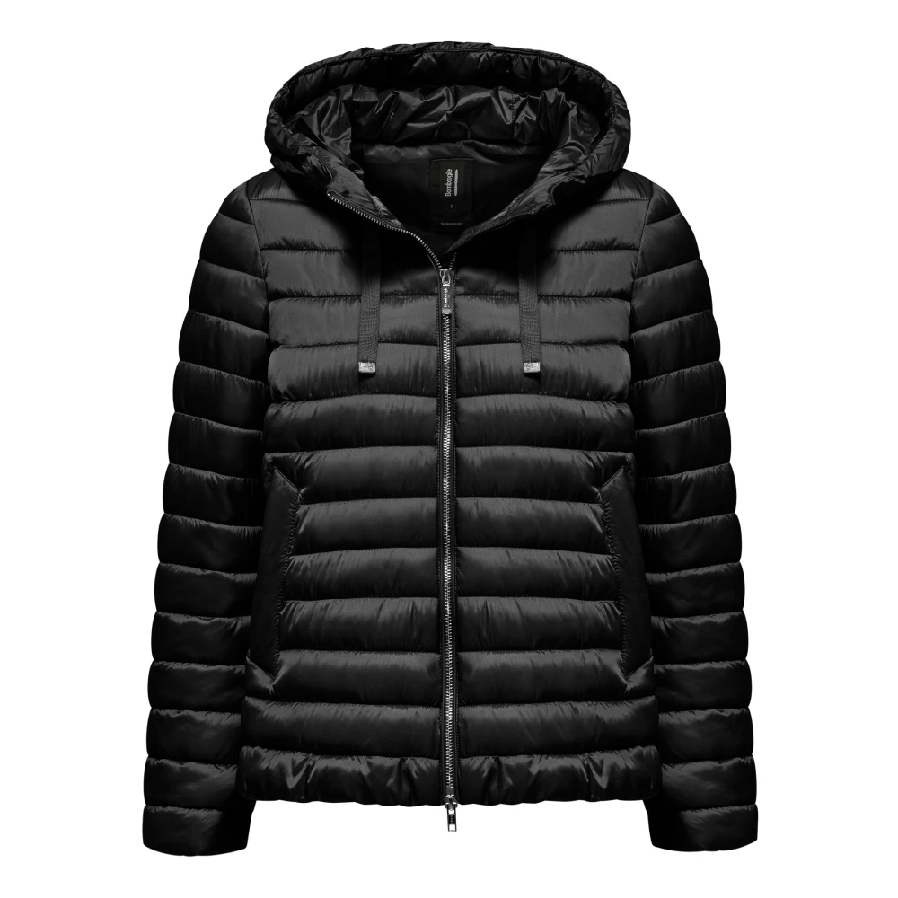 Bomboogie Femme Noir Vestes, Taille: 36 Fr Doudoune En Nylon Ciré