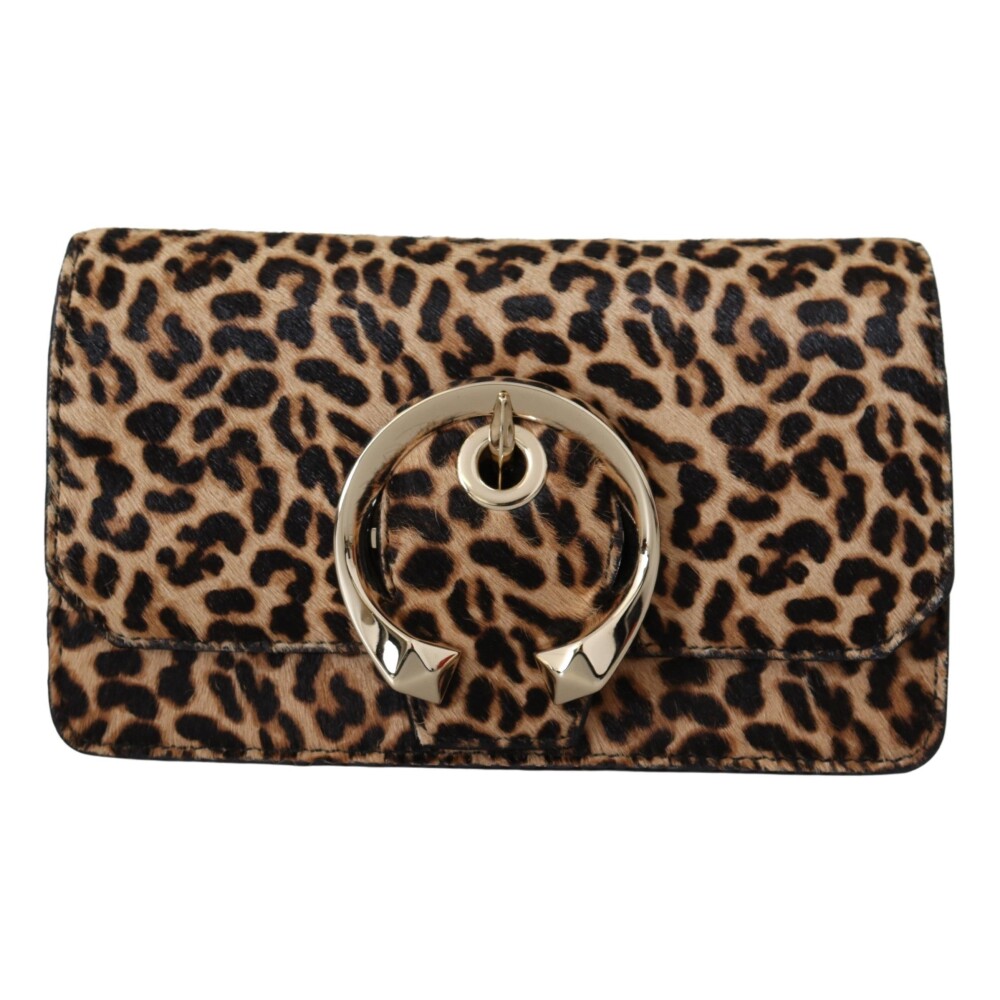 Leopard top belt bag