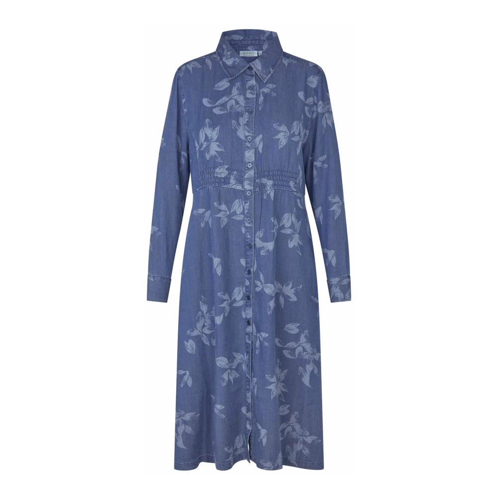 Masai Women's Blue Shirt Dresses - Shirt Dresses - Xs - Dresses
