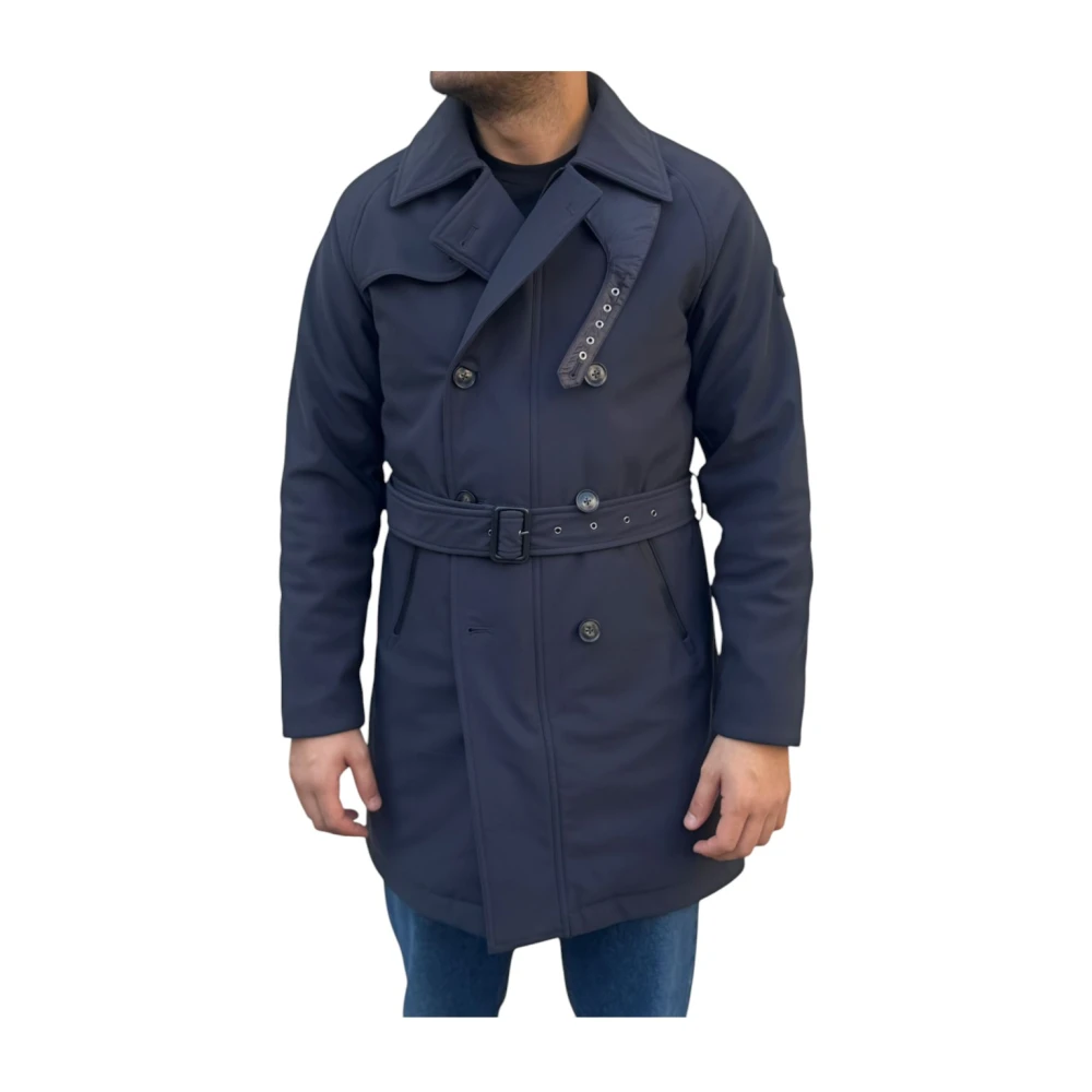 Liu Jo Stijlvolle Winterjas Blue Heren