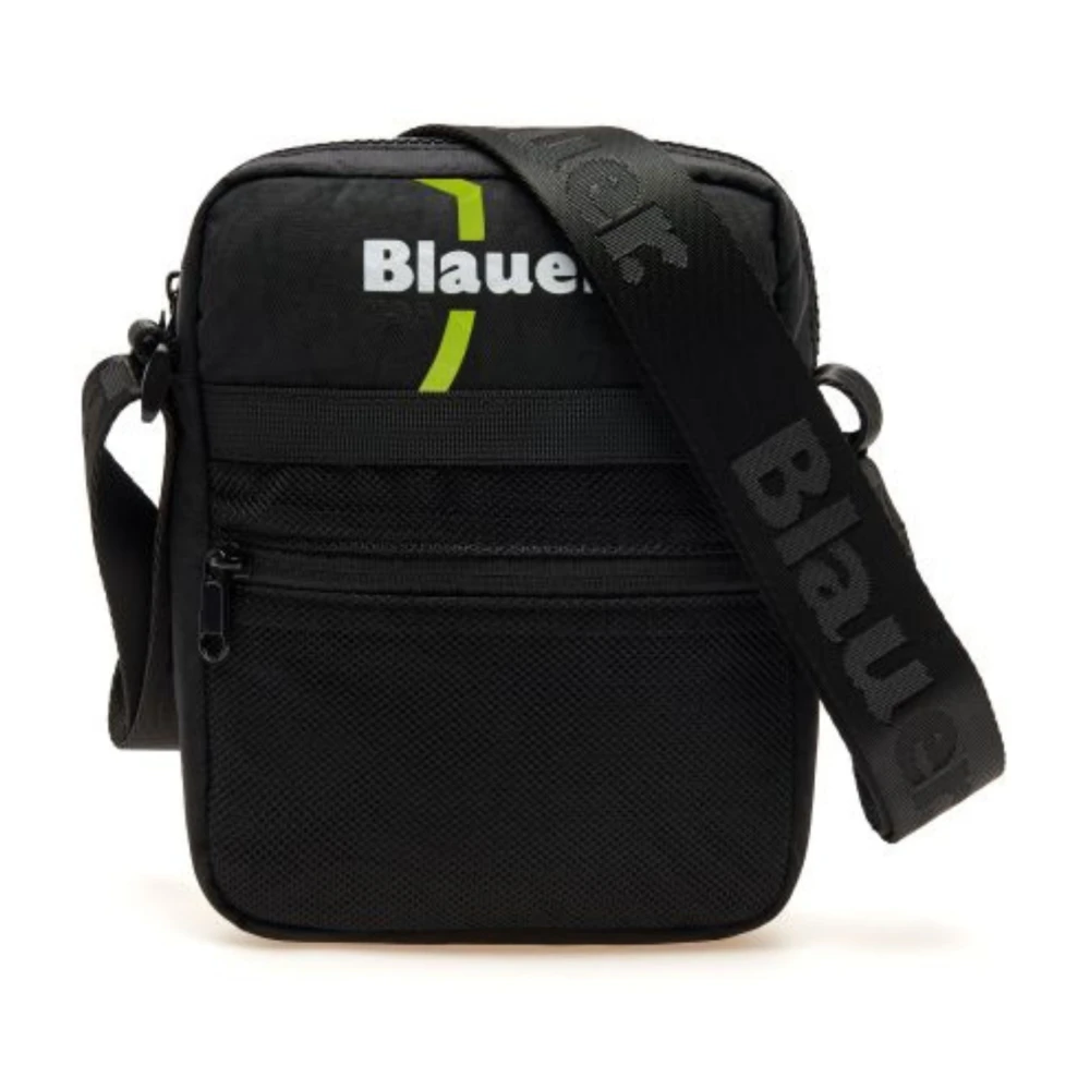 Blauer Men's Black Cross Body Messenger, One Size, Crossbody Camera Bag With Multiple Compartts