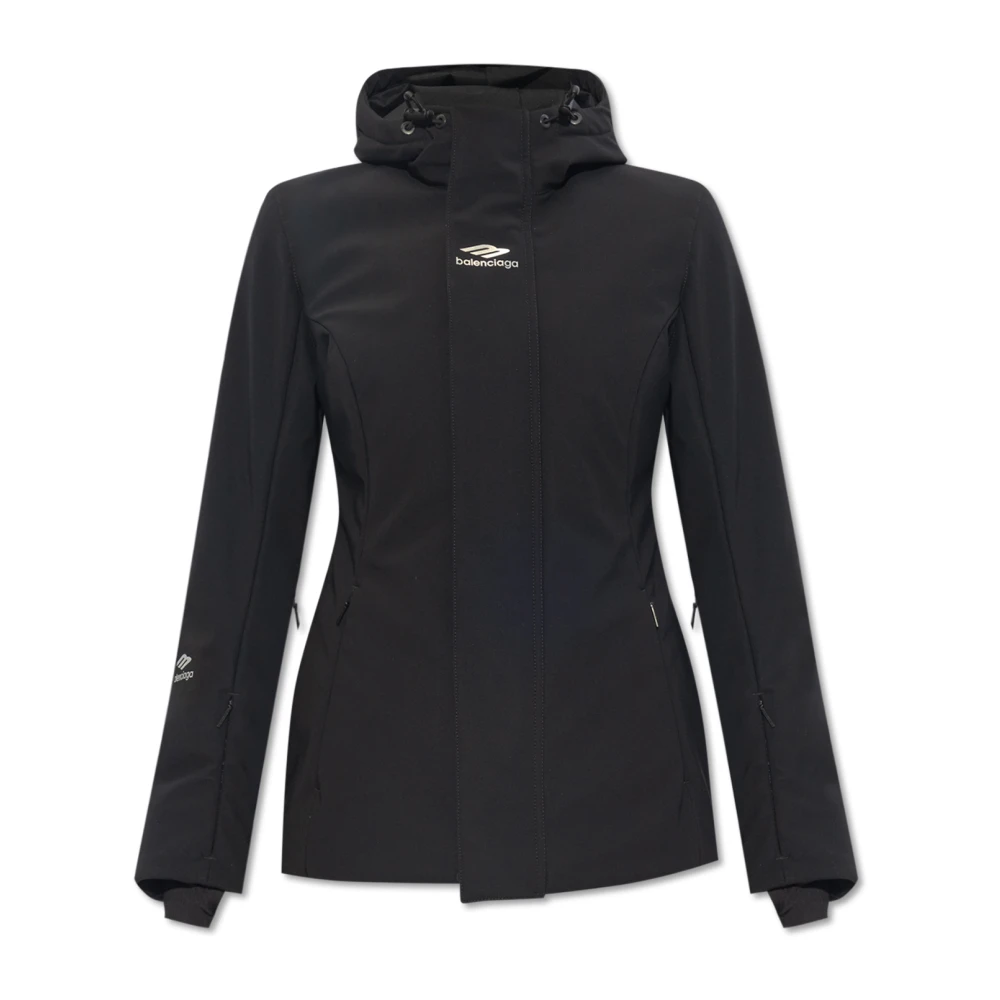 Balenciaga Ski Hourglass Parka Black Dames