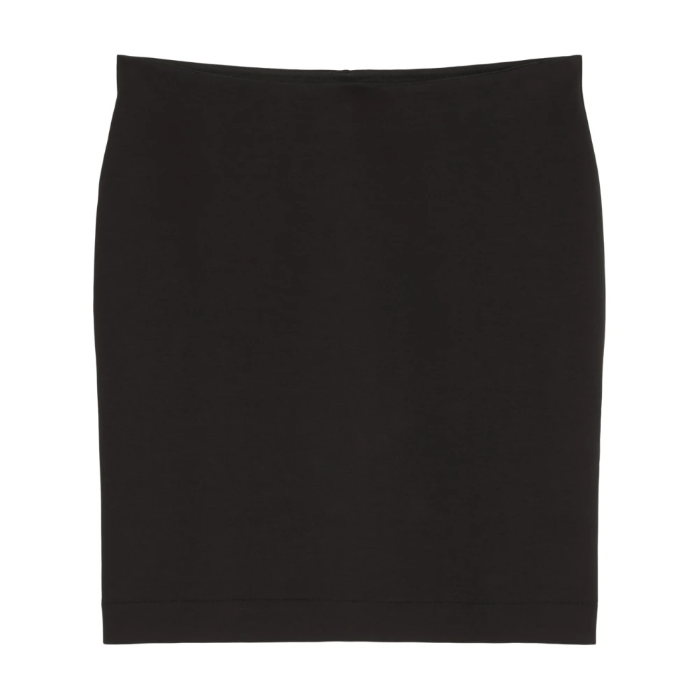 Marc O'Polo Jersey minirok slim Black Dames