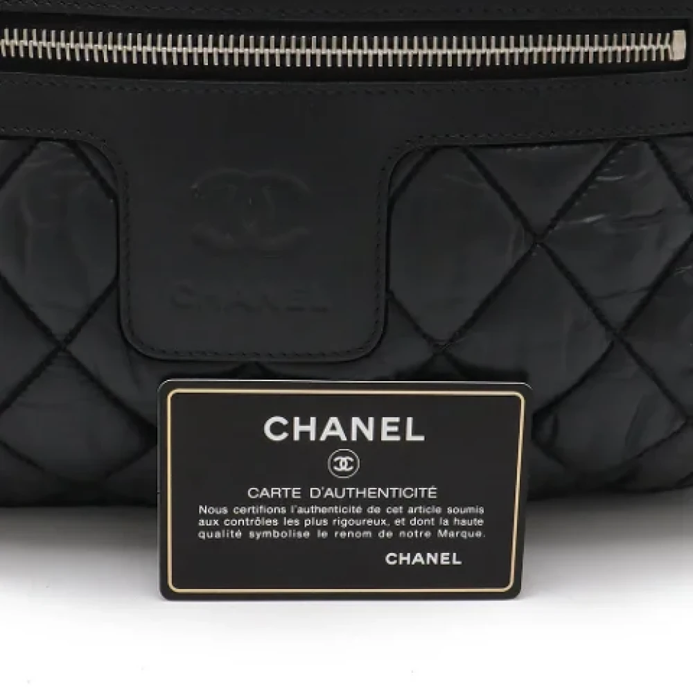 Chanel Vintage Pre-owned Nylon chanel-bags Black Dames