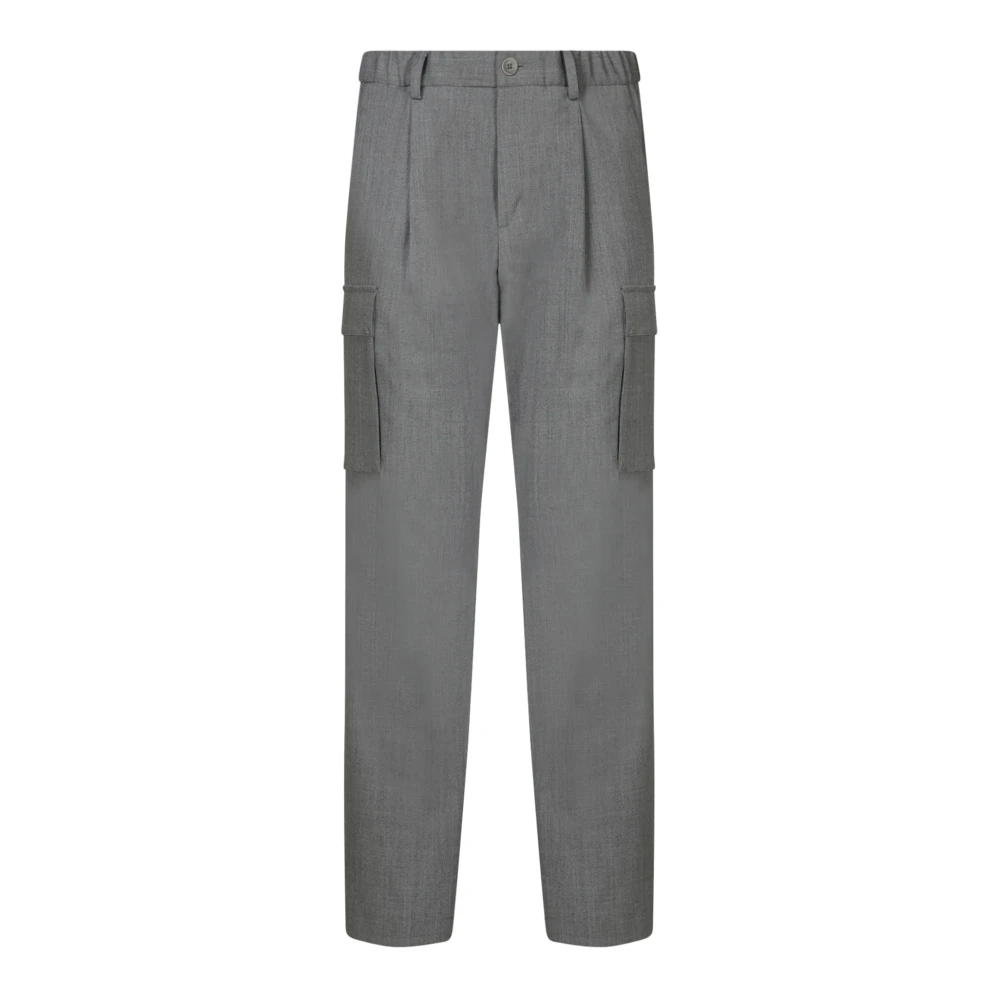 Herno Lichtgrijze lichtgewicht stoffen broek Gray Heren