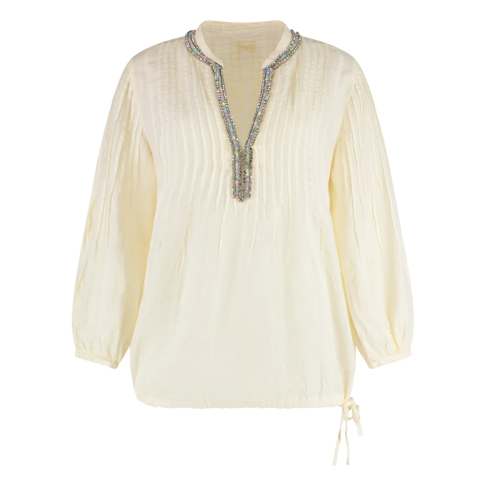 Blouses & Shirts > Blouses - - 120% Lino - Modalova