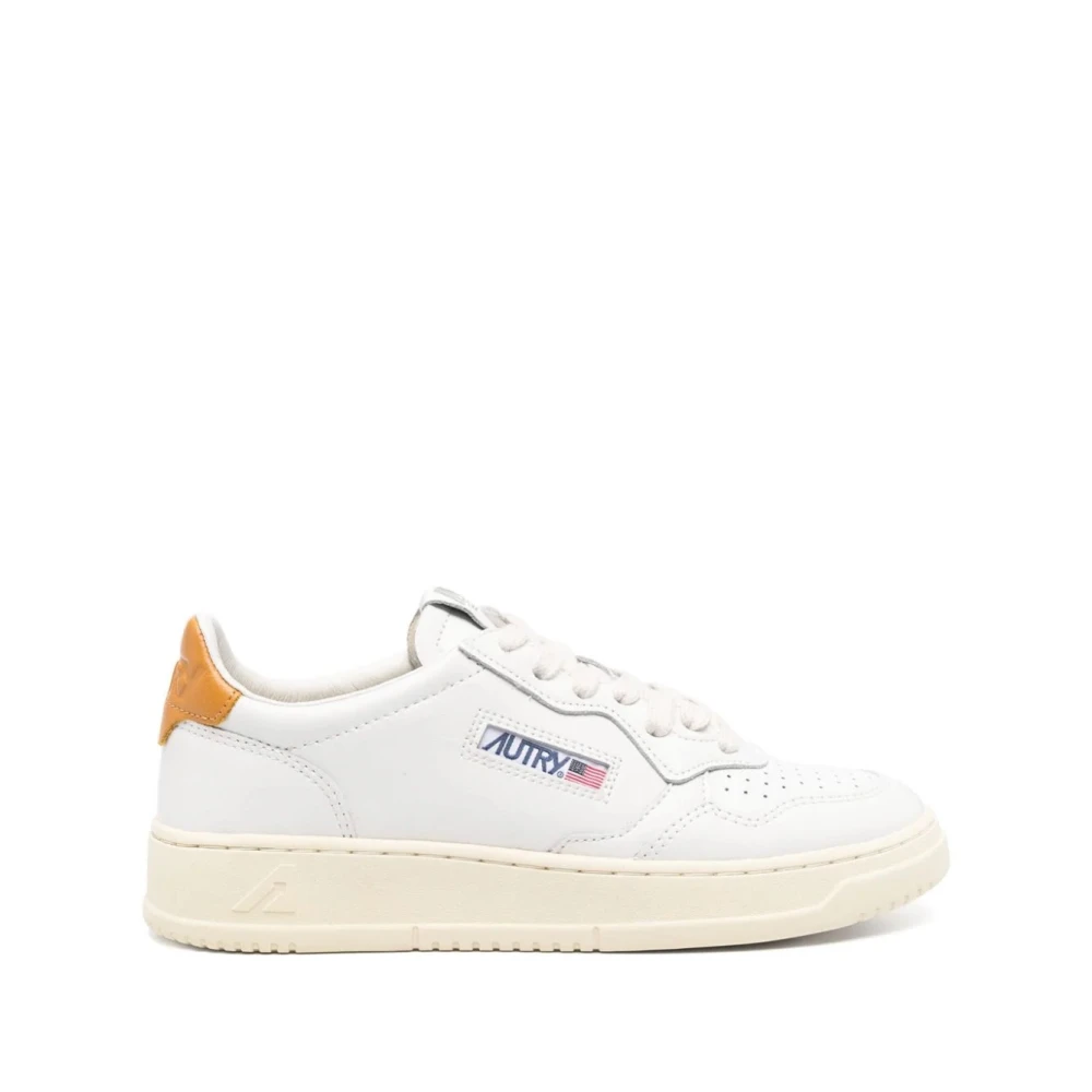 Autry Stijlvolle Leren Sneakers voor Vrouwen Dames Schoenen Wit
