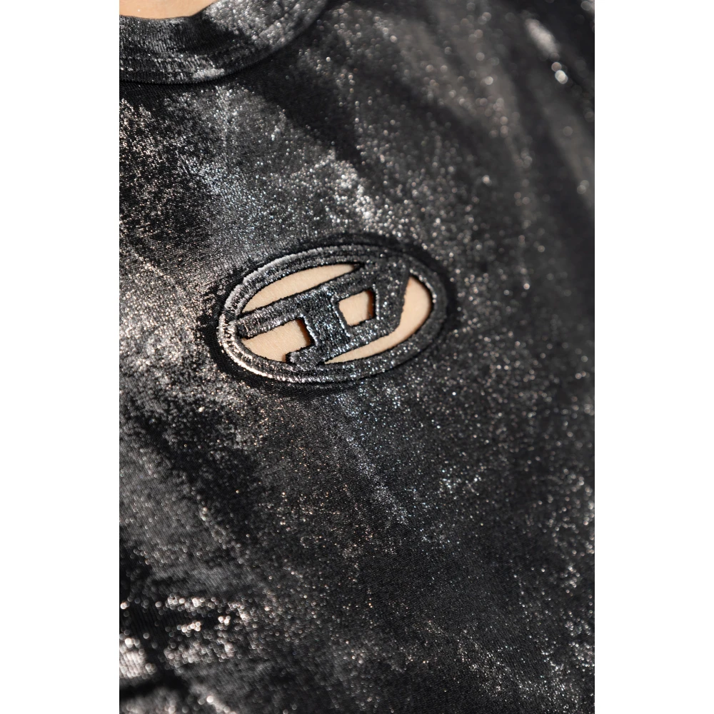 Diesel Top T-Angie-P1 Black Dames
