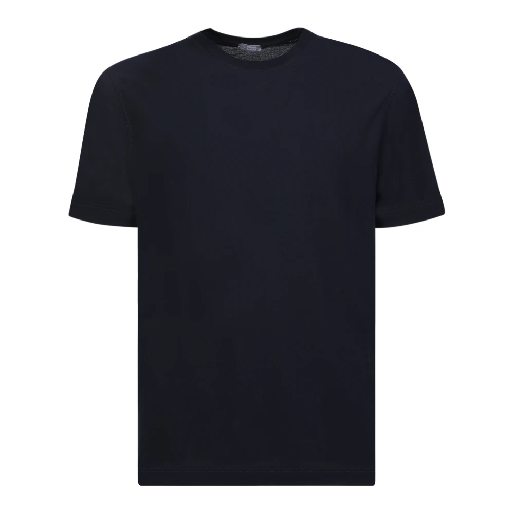 Zanone Men's Blue T-Shirts, 3XL, T-Shirt With Round Neck