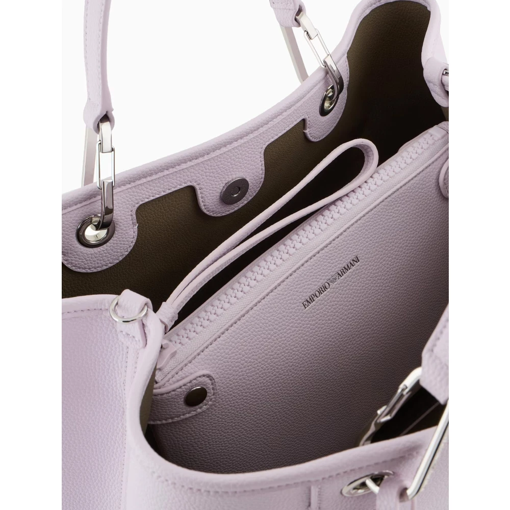 Emporio Armani Stijlvolle tassen met logoprint Pink Dames