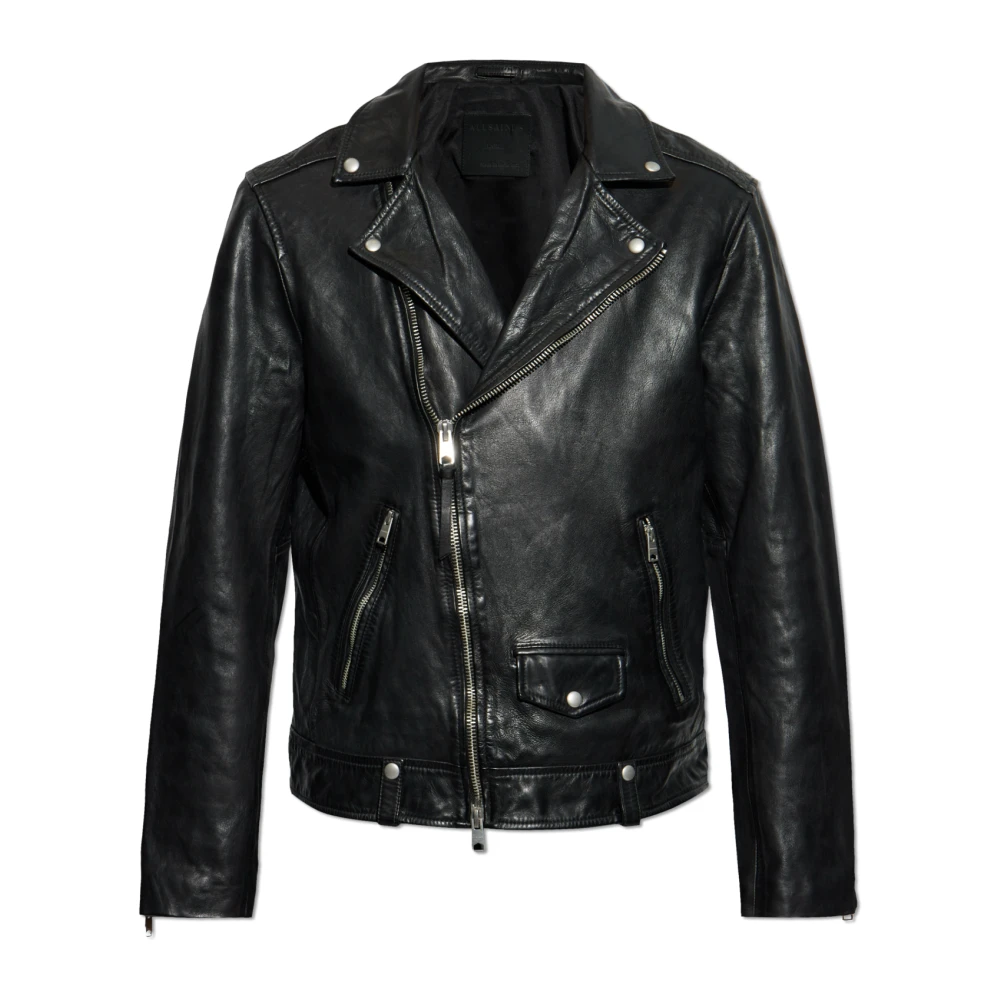 AllSaints Leren Jack Milo Black Heren