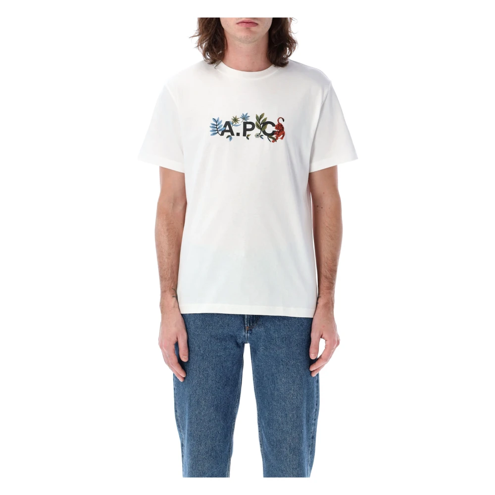 A.p.c. Auguste T-shirt White Heren