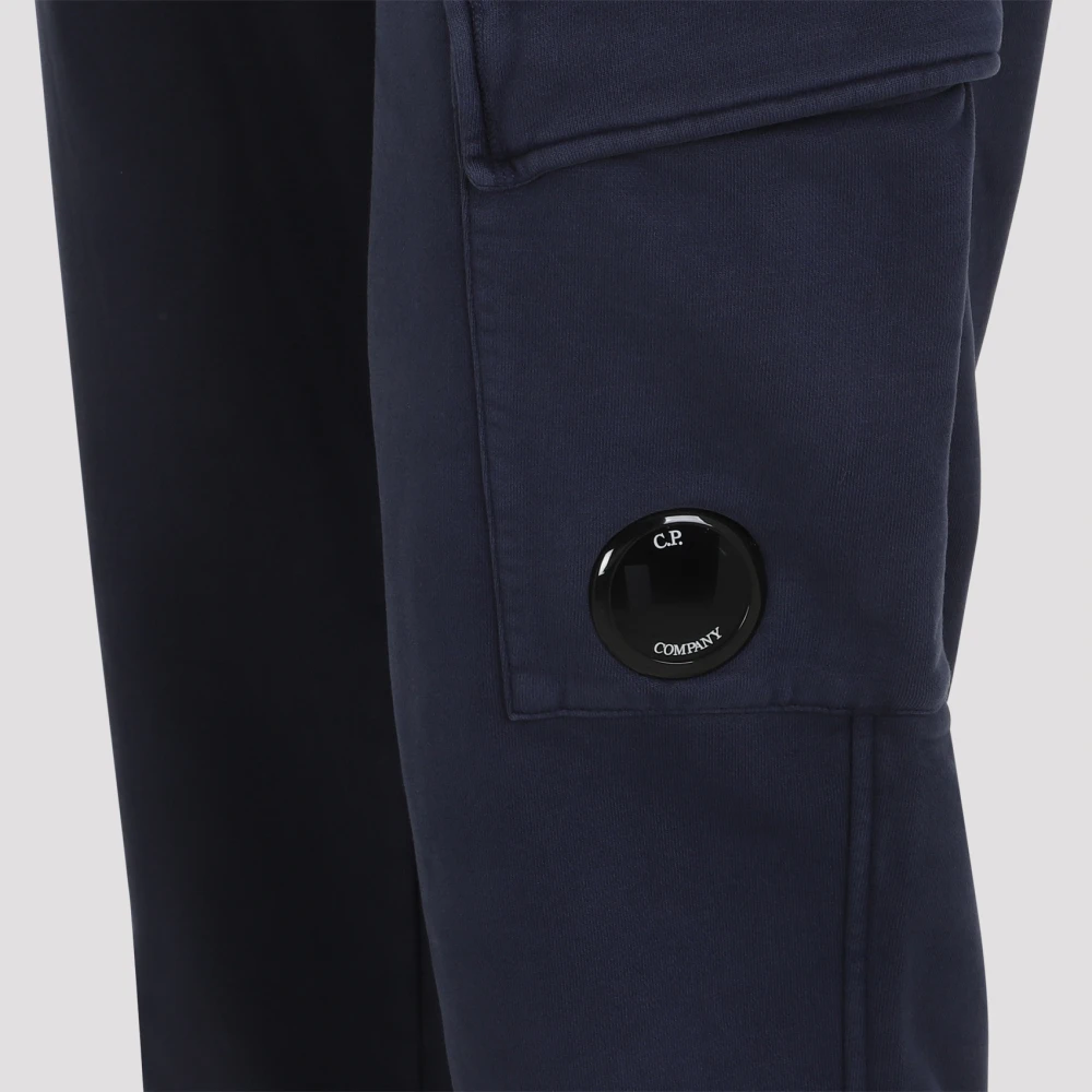 C.P. Company Cargo Sweatpants in Estate Blue Heren