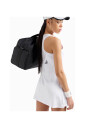 robe-blanche-sans-manches-avec-insert-en-mesh