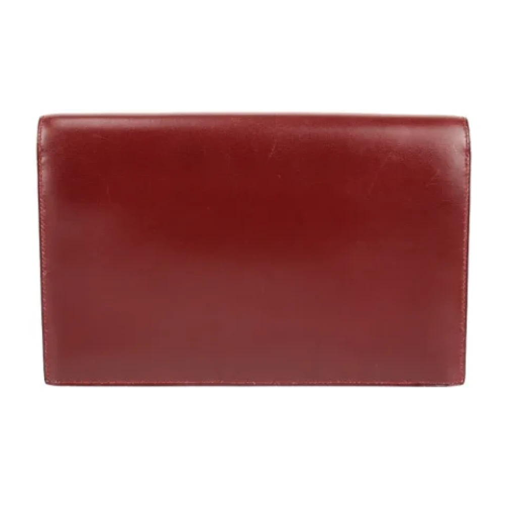 Hermès Vintage Pre-owned Fabric shoulder-bags Red Dames
