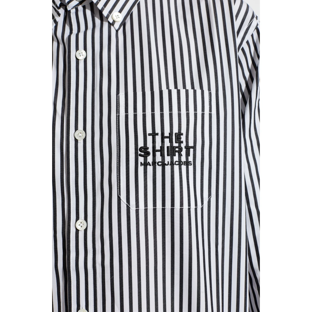 Marc Jacobs Gestreept overhemd White Dames
