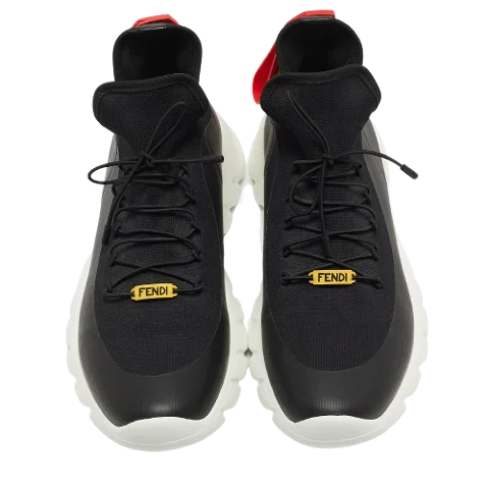 Fendi knit clearance think colorblock sneakers