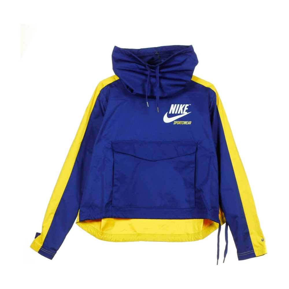 Nike Blauwe Windbreaker Jas voor Vrouwen Multicolor Dames
