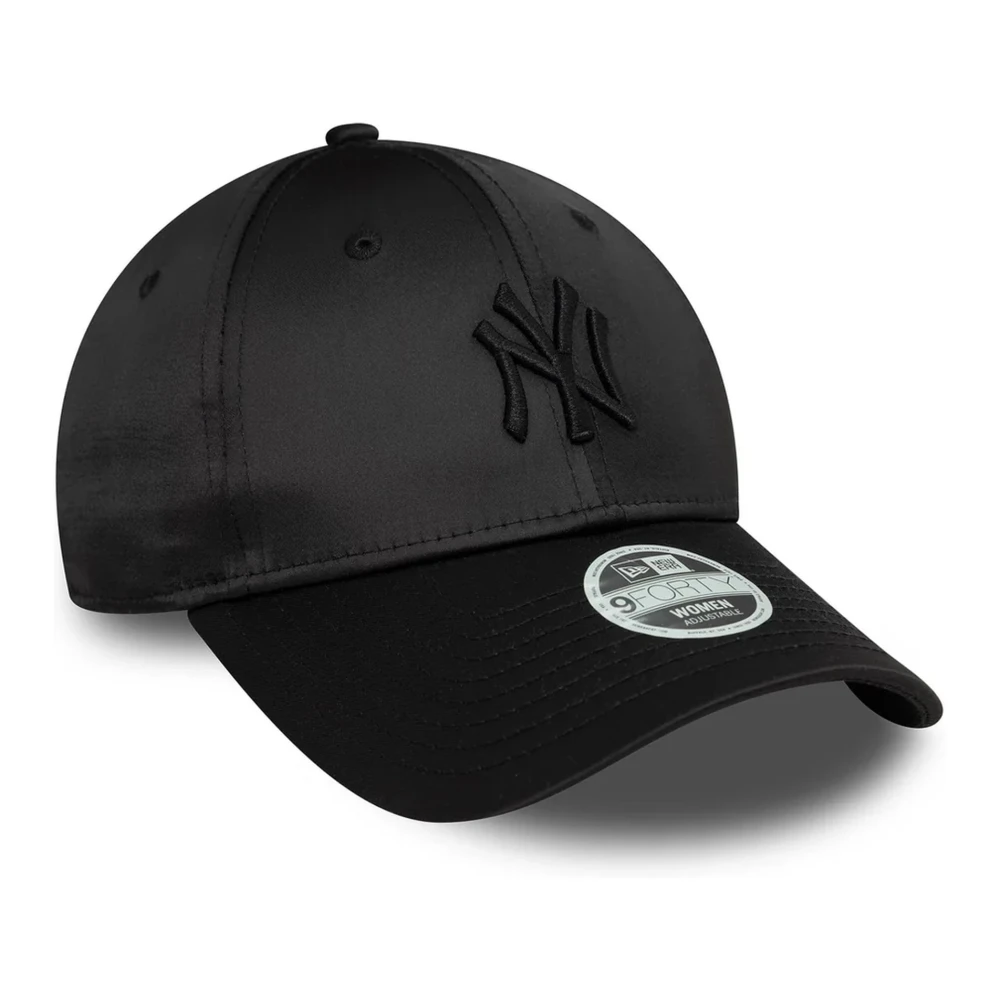 new era Zwarte Yankees Satijnen Pet Black Heren