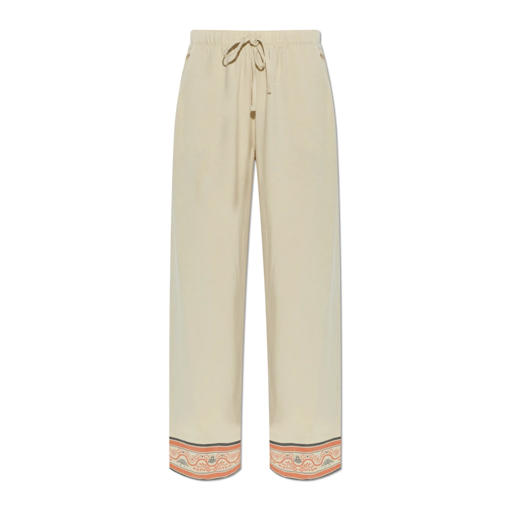 Hanro Donna Beige Pantaloni, S, New,