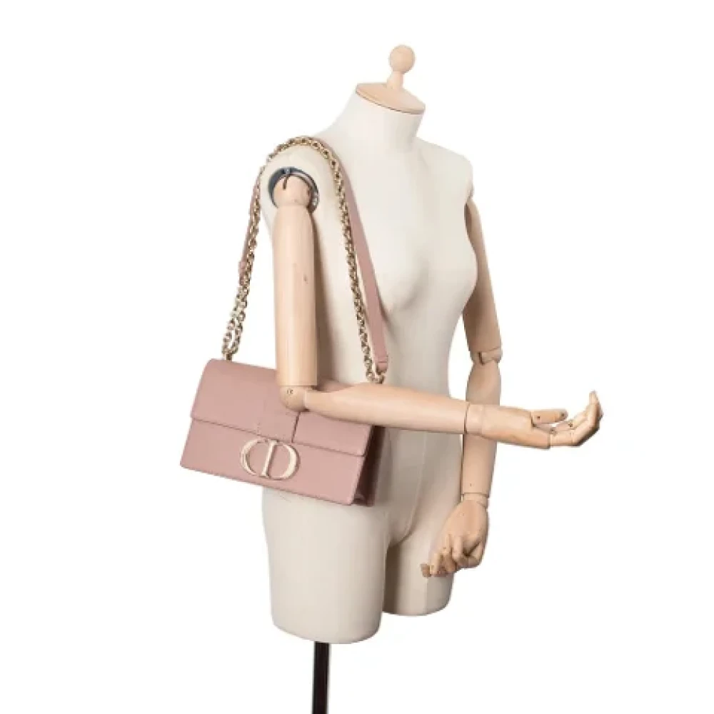 Dior Vintage Pre-owned Leather dior-bags Pink Dames