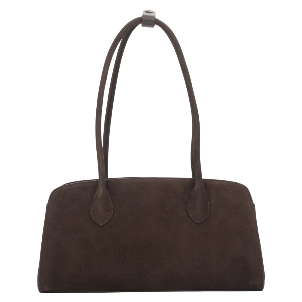 Estro Women's Brown Compact Shoulder Bag