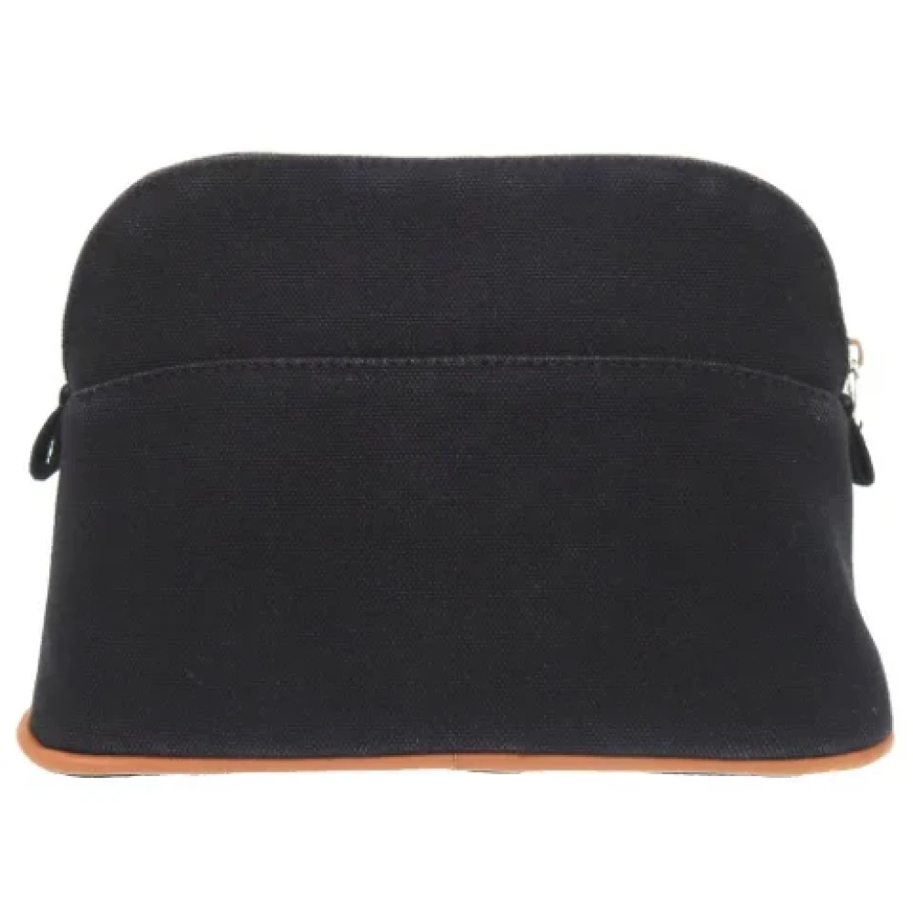 Hermès Vintage Pre-owned Canvas pouches Black Dames