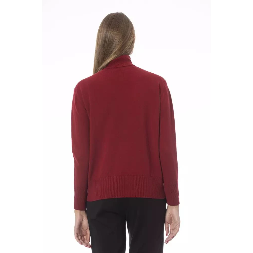 Baldinini Luxe Wol-Kasjmier Coltrui Red Dames