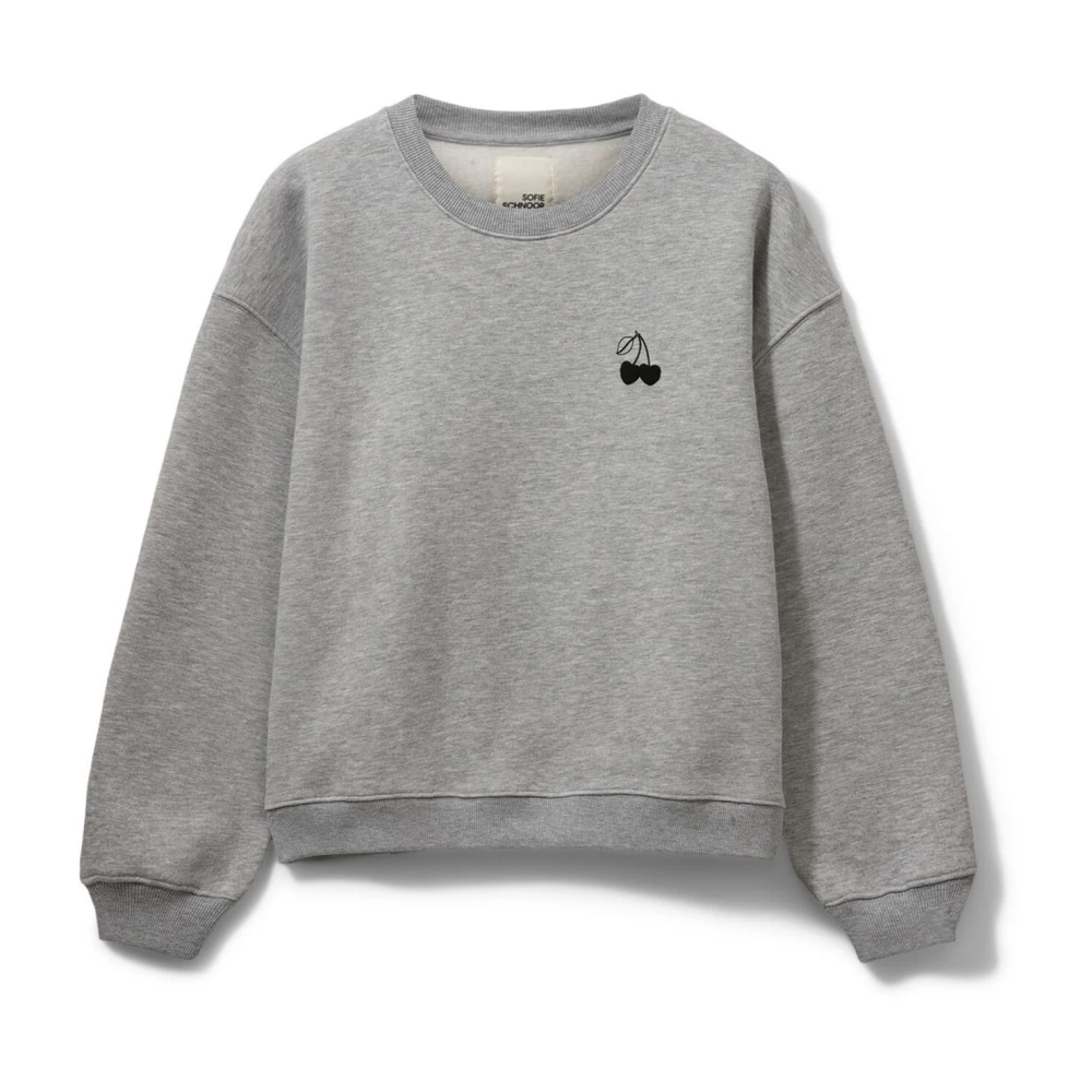 Sofie Schnoor Elisw Sweatshirt Grijs Melange Gray Dames