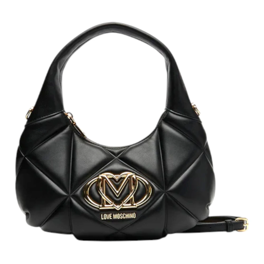 Love Moschino Kvinno Svart Väskor Dam, One Size, Quilted Handbag
