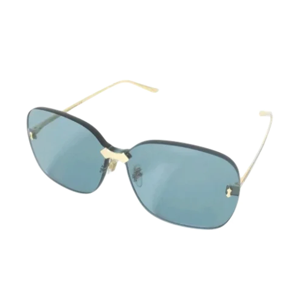 Gucci Vintage Pre-owned Plastic sunglasses Blue Dames