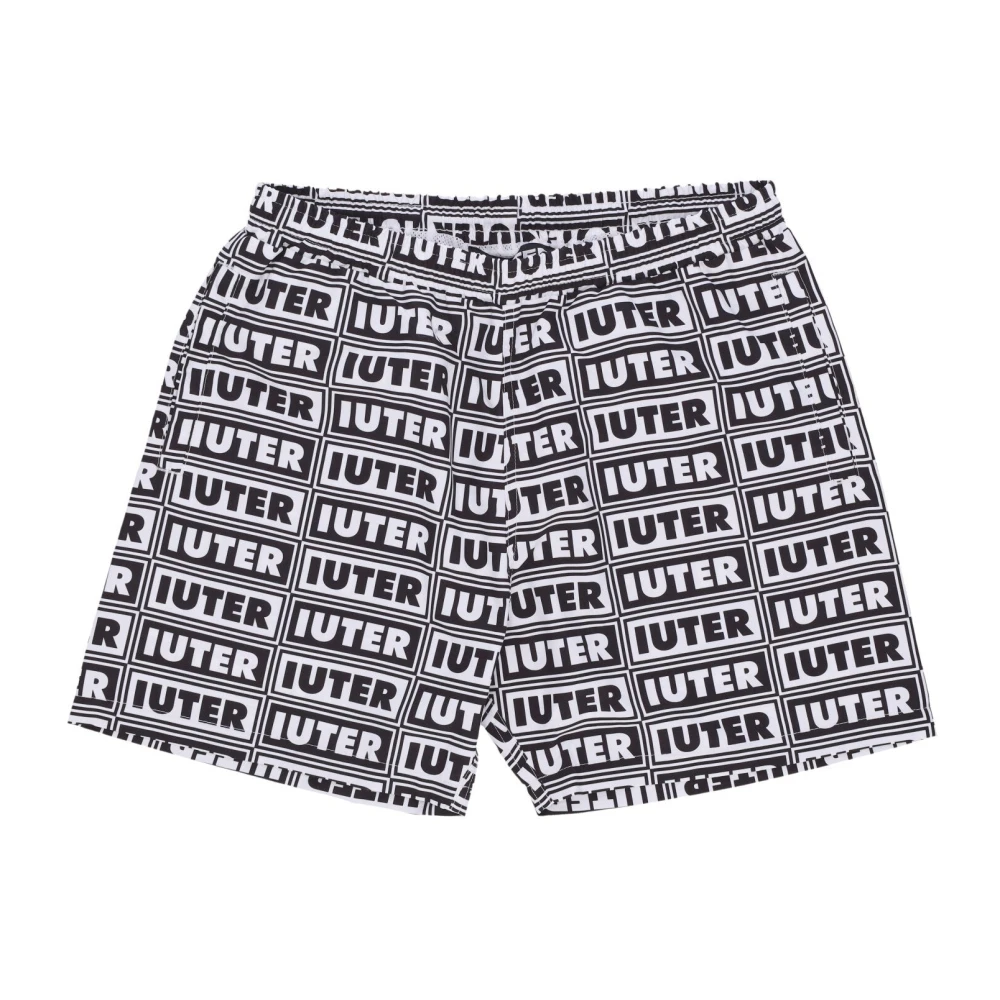 Iuter Witte Bermuda Zwembroek Shorts Multicolor Heren