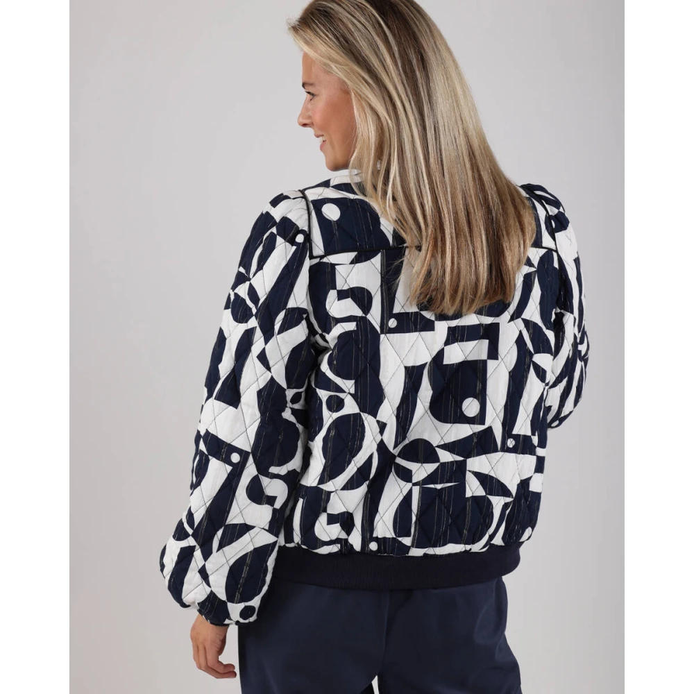 Nukus Romee Stijlvolle Jas Blue Dames