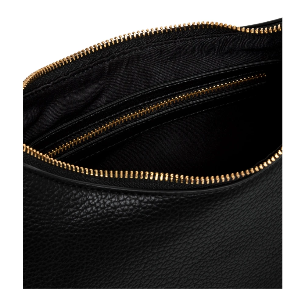 Love Moschino Logo Hobo Tas met Verstelbare Band Black Dames