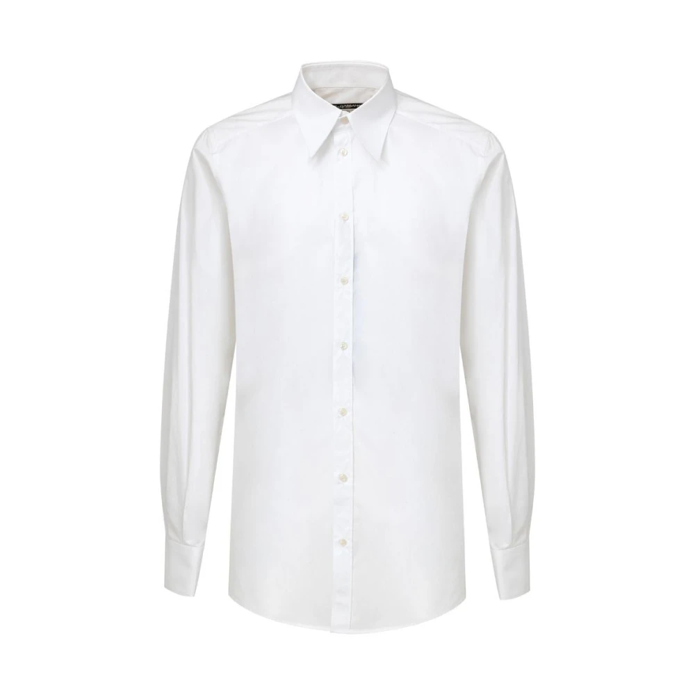 Dolce & Gabbana Men's White Cotton Shirt - Formal Shirts - 3XS- Shirts