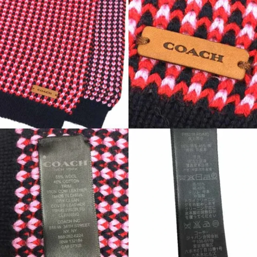 Coach Pre-owned Cotton scarves Pink Dames