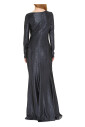 robe-a-encolure-drapee-et-manches-transparentes