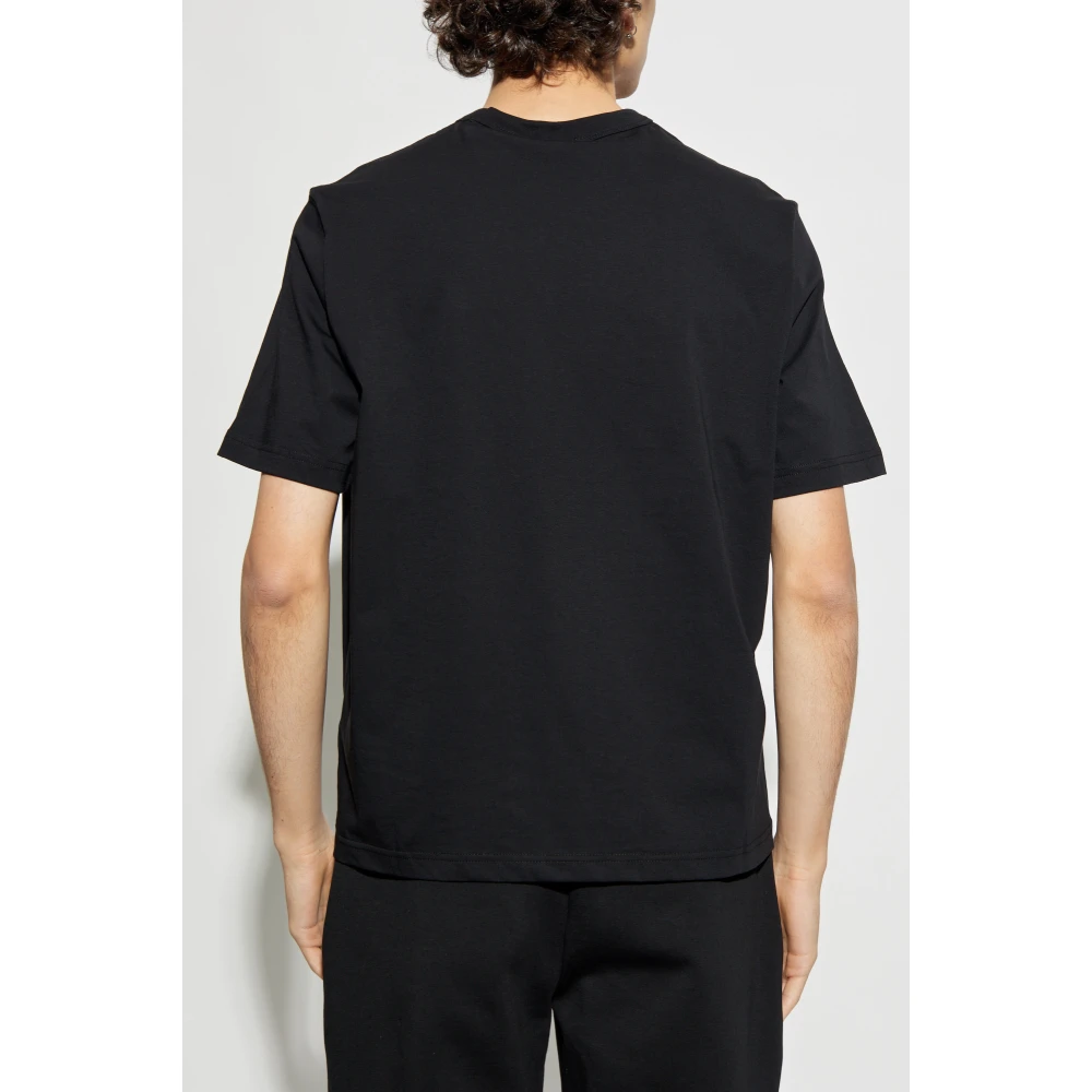 PS By Paul Smith T-shirt met bedrukt logo Black Heren
