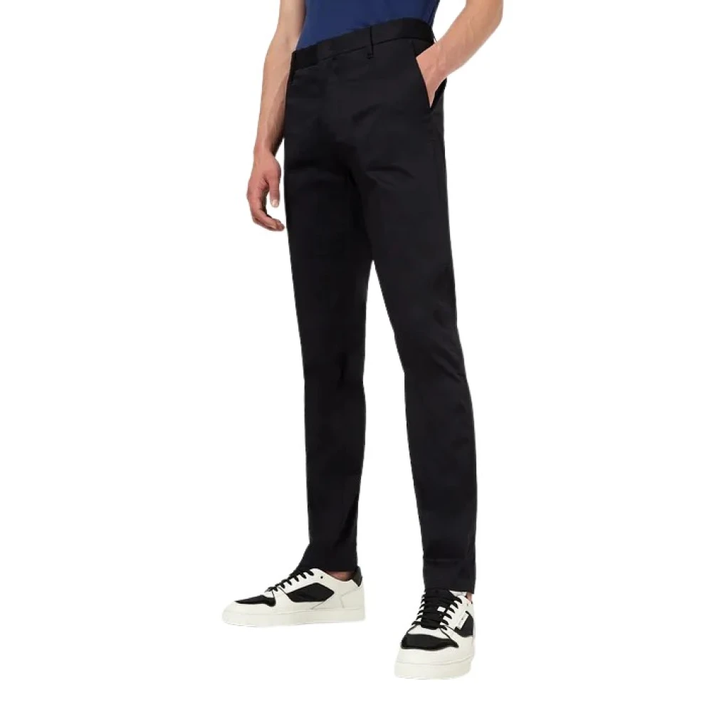 Emporio Armani Blauwe Stijlvolle Broek Blue Heren