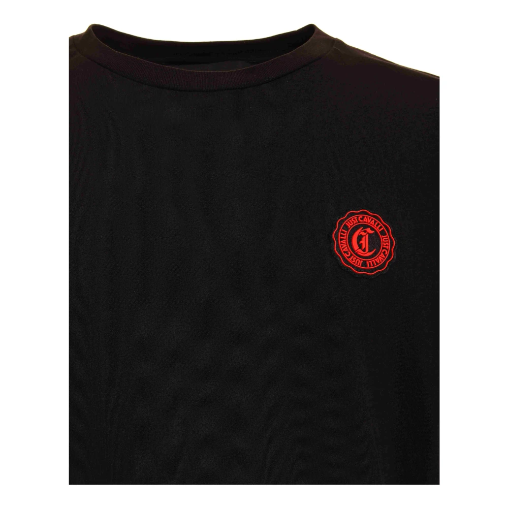 Just Cavalli Stijlvolle T-shirts en Polos Black Heren