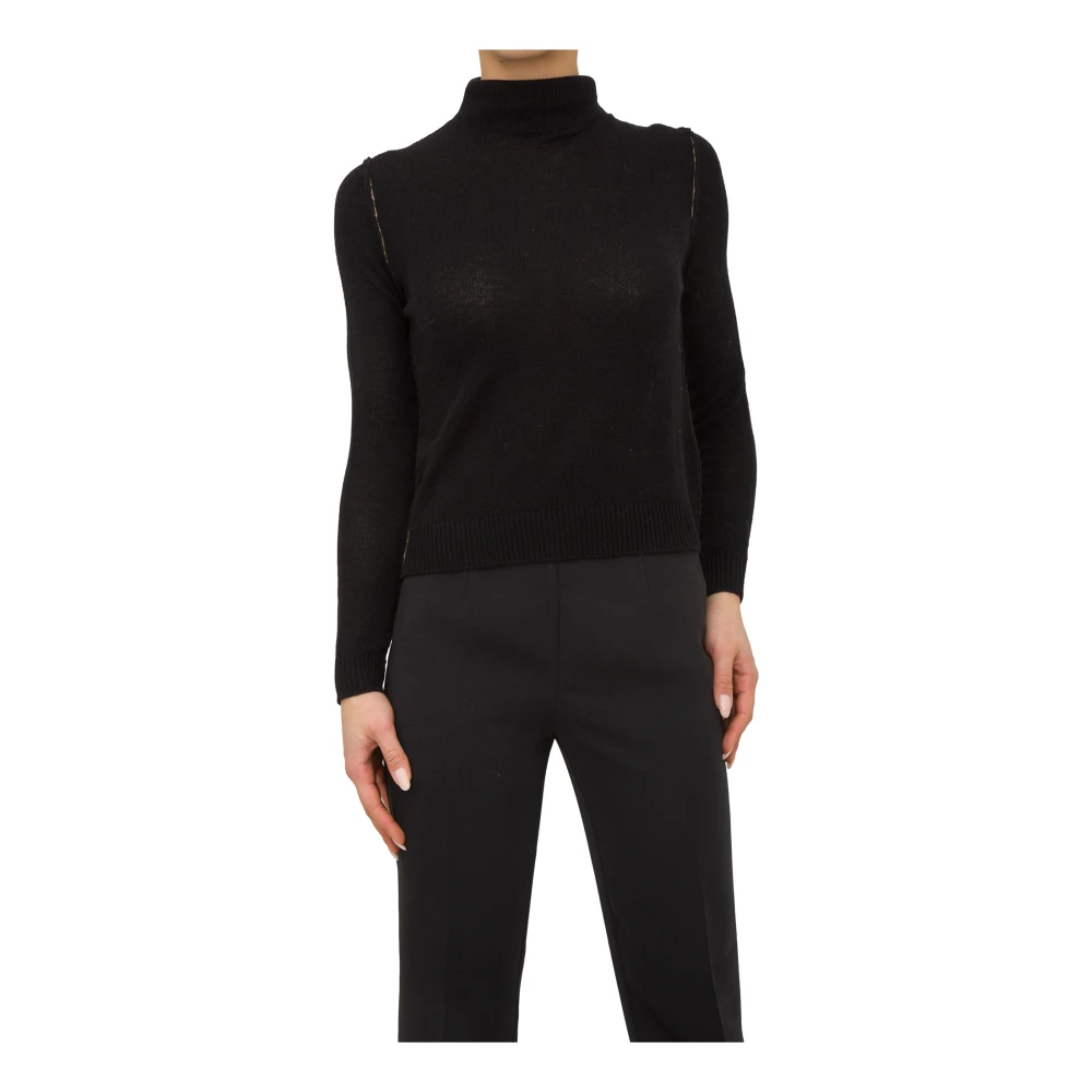 Nenette Zwarte Coltrui Black Dames