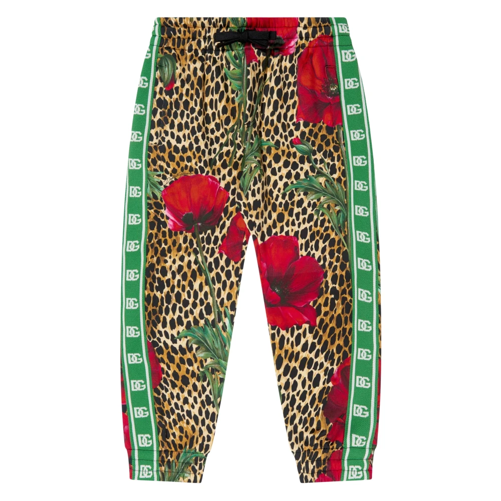 Dolce & Gabbana Unisex Kids Ocelot And Poppy Joggers